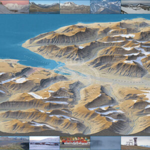 3D-kart Longyearbyen og omegn